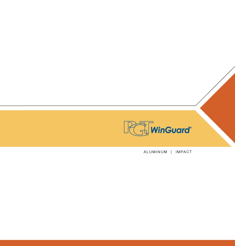 PGT WinGuard Aluminum Series 700 Brochure 2016